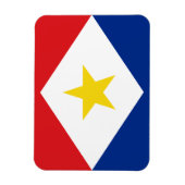 Magnet Flexible Drapeau de Saba (Vertical)
