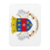 Magnet Flexible Drapeau de Saint-Barthélemy (Vertical)