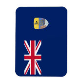 Magnet Flexible Drapeau de Sainte-Hélène (Vertical)