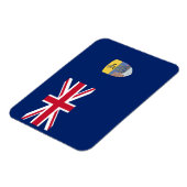 Magnet Flexible Drapeau de Sainte-Hélène (Côté Gauche)