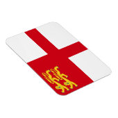 Magnet Flexible Drapeau de Sercq (Côté Droit)