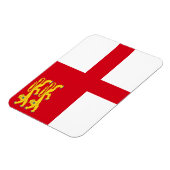 Magnet Flexible Drapeau de Sercq (Côté Gauche)