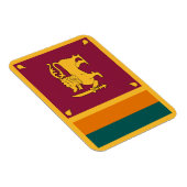 Magnet Flexible Drapeau de Sri Lanka (Côté Droit)