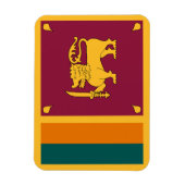 Magnet Flexible Drapeau de Sri Lanka (Vertical)