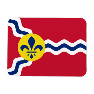 Magnet Flexible Drapeau de St. Louis, Missouri