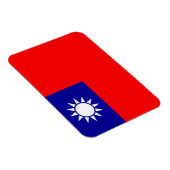 Magnet Flexible Drapeau de Taïwan (Côté Droit)