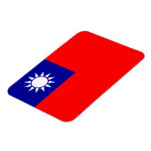 Magnet Flexible Drapeau de Taïwan (Côté Gauche)