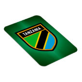 Magnet Flexible Drapeau de Tanzanie (Côté Droit)