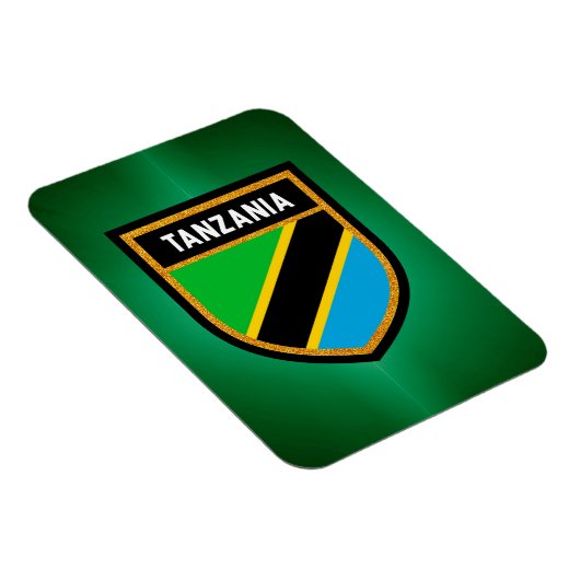 Magnet Flexible Drapeau de Tanzanie (Côté Droit)