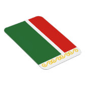 Magnet Flexible Drapeau de Tchétchénie (Côté Droit)