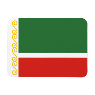Magnet Flexible Drapeau de Tchétchénie