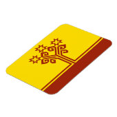 Magnet Flexible Drapeau de Tchouvachie (Côté Gauche)