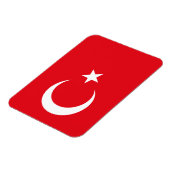 Magnet Flexible Drapeau de Turquie - Magnat Premium (Côté Gauche)
