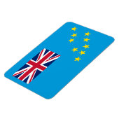 Magnet Flexible Drapeau de Tuvalu (Côté Gauche)