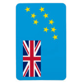 Magnet Flexible Drapeau de Tuvalu (Vertical)