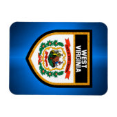 Magnet Flexible Drapeau de Virginie occidentale (Horizontal)