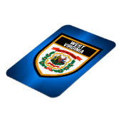 Magnet Flexible Drapeau de Virginie occidentale (Côté Gauche)