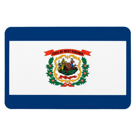 Magnet Flexible Drapeau de Virginie occidentale (Horizontal)