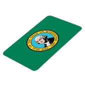 Magnet Flexible Drapeau de Washington (Côté Gauche)