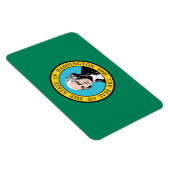 Magnet Flexible Drapeau de Washington (Côté Droit)