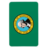 Magnet Flexible Drapeau de Washington (Vertical)