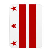 Magnet Flexible Drapeau de Washington DC (Vertical)