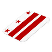 Magnet Flexible Drapeau de Washington DC (Côté Gauche)