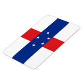 Magnet Flexible Drapeau des Antilles Pays-Bas (Côté Gauche)