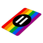 Magnet Flexible Drapeau des droits gays (Côté Gauche)
