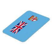 Magnet Flexible Drapeau des Fidji (Côté Gauche)