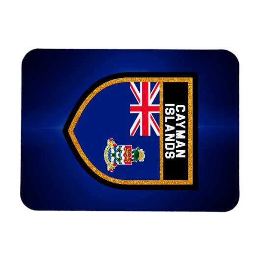 Magnet Flexible Drapeau des îles Caïmans (Horizontal)