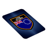 Magnet Flexible Drapeau des Îles Cook (Côté Droit)
