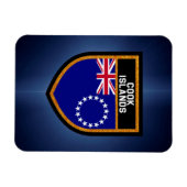 Magnet Flexible Drapeau des Îles Cook (Horizontal)
