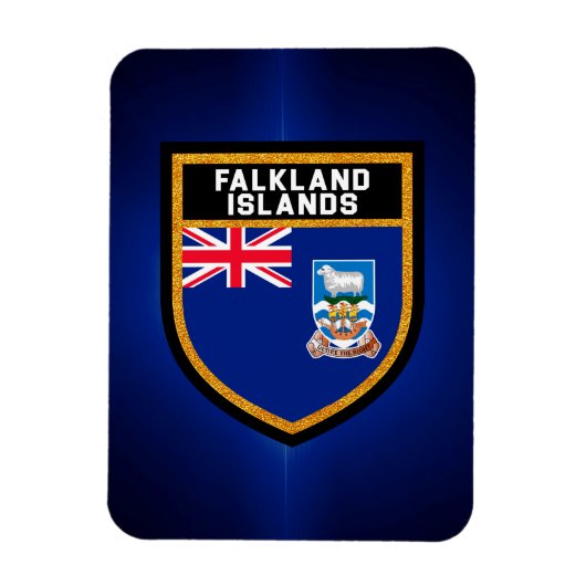 Magnet Flexible Drapeau des îles Falkland (Vertical)