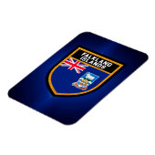 Magnet Flexible Drapeau des îles Falkland (Côté Gauche)
