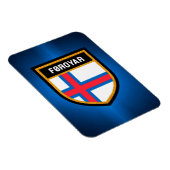 Magnet Flexible Drapeau des îles Féroé (Côté Droit)