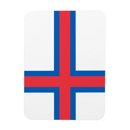 Magnet Flexible Drapeau des îles Féroé (Vertical)