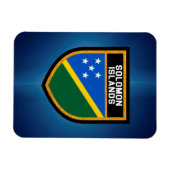 Magnet Flexible Drapeau des Îles Salomon (Horizontal)