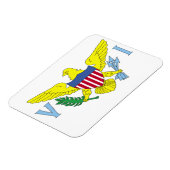 Magnet Flexible Drapeau des îles Vierges américaines (Côté Gauche)