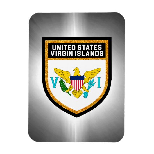 Magnet Flexible Drapeau des îles Vierges américaines (Vertical)