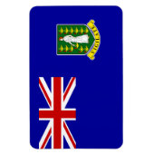 Magnet Flexible Drapeau des îles Vierges britanniques (Vertical)