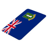 Magnet Flexible Drapeau des îles Vierges britanniques (Côté Gauche)