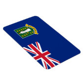 Magnet Flexible Drapeau des îles Vierges britanniques (Côté Droit)