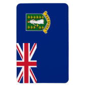Magnet Flexible Drapeau des îles Vierges britanniques (Vertical)