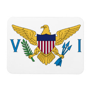Magnet Flexible Drapeau des Îles Vierges des États-Unis