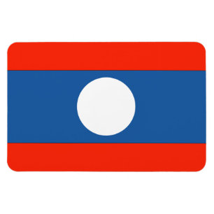 Magnet Flexible Drapeau des Laotiens