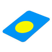 Magnet Flexible Drapeau des Palaos (Côté Gauche)