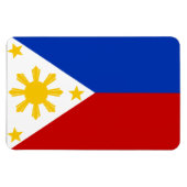 Magnet Flexible Drapeau des Philippines (Horizontal)