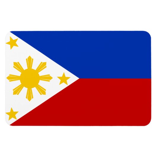 Magnet Flexible Drapeau des Philippines (Horizontal)