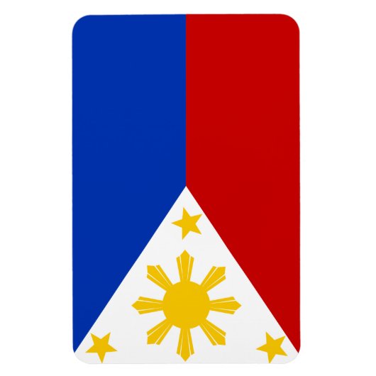 Magnet Flexible Drapeau des Philippines (Vertical)